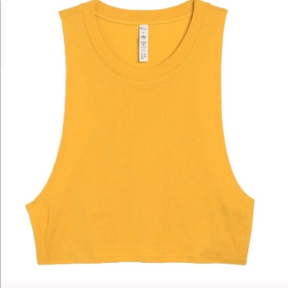 Alo Yoga Tuscan Sun Crop Top - Picture 3 of 4